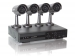 ANALOOG BEWAKINGSSYSTEEM - 8 KANALEN - 4 IR-CAMERA'S - VARIFOCALE LENS - HARDE SCHIJF 500 GB - EAGLE EYES - PUSH VIDEO