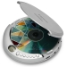 Draagbare CD MP3 speler anti-schok Zilver
