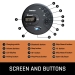 Draagbare Bluetooth® CD-MP3-speler met antishock Zwart