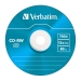 CD-RW 8-12x 700MB kleuren 5 Pack Slim Case