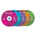 CD-RW 8-12x 700MB kleuren 5 Pack Slim Case