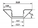 ALUMINIUM PROFIEL VOOR LEDSTRIPS - HOEK - 2m