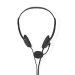 CHST100BK PC-Headset | On-Ear | Stereo | 2x 3.5 mm | Opvouwbare Microfoon | 2.00 m | Zwart