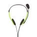 PC-Headset | On-Ear | Stereo | 2x 3.5 mm | Inklapbare Microfoon | Groen