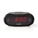 CLAR001BK Digitale Wekkerradio | LED-Scherm | Tijdprojectie | AM / FM | Snoozefunctie | Slaaptimer | Aantal alarmen: 2 | Zwart