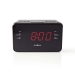 CLAR002BK Digitale Wekkerradio | LED-Scherm | 1x 3,5 mm Audio-Input | Tijdprojectie | AM / FM | Snoozefunctie | Slaaptimer | Aantal alarmen: 2 | Zwart