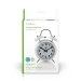 Analoge Bureau-Wekker | Snoozefunctie | Achtergrondverlichting | Wit