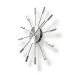 Wandklok | Diameter: 340 mm | Metaal | Zilver