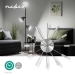 Wandklok | Diameter: 340 mm | Metaal | Zilver