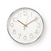 CLWA015PC30RE Wandklok | Diameter: 300 mm | Kunststof | Rosé Goud / Wit