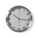 CLWA110RWT Wandklok | Diameter: 300 mm | Aluminium / Kunststof | Radiogestuurde tijd | Wit / Zilver
