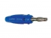 CM19BL BANAANPLUG 4mm - BLAUW