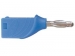 CM20BL BANANAALSPANG 4mm stapelbaar - BLAUW