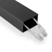 CMDT6040BK110 Kabelmanagement | Buis | 1 Stuks | Maximale kabeldikte: 40 mm | Aluminium | Zwart