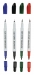 CD / DVD Marker Set Rood/Blauw/Groen/Zwart