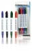 CD / DVD Marker Set Rood/Blauw/Groen/Zwart