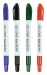 CD / DVD Marker Set Rood/Blauw/Groen/Zwart