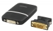 Omvormer USB A Male - DVI-D 24+1-Pins Female / D-SUB 15-Pins Female Zwart
