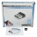 Draadloze USB-Adapter N150 2.4 GHz Zwart/Metaal
