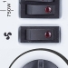 CONVECTORKACHEL / ELEKTRISCHE KACHEL / RADIATORKACHEL 2000W MET OVERHITTINGSBEVEILIGING EN TIMER