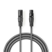 Gebalanceerde Audiokabel | XLR 3-Pins Male | XLR 3-Pins Female | Vernikkeld | 10.0 m | Rond | PVC | Donkergrijs | Gift Box