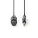 COTG16200GY100 Speaker-Kabel | 48 x 0.20 mm | Koper | 10.0 m | Rond | PVC | Donkergrijs | Gift Box