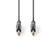 Mono-Audiokabel | 6,35 mm Male | 6,35 mm Male | Vernikkeld | 1.50 m | Rond | PVC