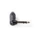 Jack Stereo plug | 6,35 mm male haaks | Zwart