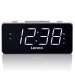 PLL FM wekkerradio groot en duidelijk 1.8" LED display Wit