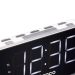PLL FM wekkerradio groot en duidelijk 1.8" LED display Wit
