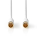 F Quick - F Quick Cables | F-Male Quick | F-Male Quick | Verguld | 75 Ohm | Dubbel Afgeschermd | 5.00 m | Rond | PVC | Wit | Window Box