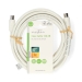 Coaxkabel | IEC (Coax) Male | IEC (Coax) Female | Vernikkeld | 120 dB | 75 Ohm | Viervoudig Afgeschermd | 5.00 m | Rond | PVC | Wit | Label