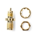 SMA-Connector | Female (Omgekeerde Polariteit) - Voor RG174-Kabels | 2 Stuks | Goud
