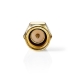 CSGP02112GD SMA-Adapter | SMA Female Omgekeerde Polariteit | SMA Male | Verguld | 50 Ohm | Recht | Koper | Goud | 2 Stuks | Envelop