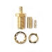 CSGP02901GD SMA-Connector | Female - Voor RG174-Kabels | 2 Stuks | Goud