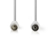 CSGP40000WT100 Coaxkabel 90 dB | IEC (Coax) Male - IEC (Coax) Female | 10 m | Wit