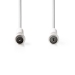 CSGP40020WT150 Coaxkabel | IEC (Coax) Male | IEC (Coax) Female | Vernikkeld | 120 dB | 75 Ohm | Viervoudig Afgeschermd | 15.0 m | Rond | PVC | Wit | Envelop