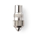 IEC (Coax) Connector | Recht | Female | Vernikkeld | 75 Ohm | Schroef | Diameter kabelinvoer: 7.0 mm | Metaal | Zilver | 2 Stuks | Envelop
