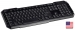 Bedraad Keyboard Multimedia USB US International Zwart
