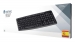 Bedraad Keyboard Multimedia USB Spaans Zwart