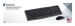 Bedrade Muis en Keyboard Standaard USB US International Zwart
