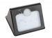 WANDLAMP OP ZONNE-ENERGIE MET PIR-SENSOR - WATERDICHT