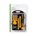 Phone/tablet repair set | 17-in-1 | PC / Smartphone / Tablet | Philips bits | Gleuf bits | Pentalobe bits | Tri-wing bits