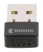 Draadloze USB-Adapter N150 2.4 GHz Wi-Fi Zwart