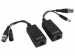 VIDEO-/ VOEDINGSBALUN MET 8P8C (RJ45) CONNECTOR EN BNC/VOEDINGSKABELS - PAAR
