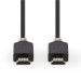 CVBW34000AT05 High Speed ​​HDMI™-Kabel met Ethernet | HDMI™ Connector | HDMI™ Connector | 4K@60Hz | ARC | 18 Gbps | 0.50 m | Rond | PVC | Antraciet | Window Box