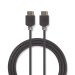 High Speed ​​HDMI™-Kabel met Ethernet | HDMI™ Connector | HDMI™ Connector | 4K@60Hz | ARC | 18 Gbps | 1.00 m | Rond | PVC | Antraciet | Doos