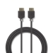 High Speed ​​HDMI™-Kabel met Ethernet | HDMI™ Connector | HDMI™ Connector | 4K@60Hz | ARC | 18 Gbps | 10.0 m | Rond | PVC | Antraciet | Doos