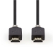 CVBW34000AT75 High Speed ​​HDMI™-Kabel met Ethernet | HDMI™ Connector | HDMI™ Connector | 4K@60Hz | 18 Gbps | 7.50 m | Rond | PVC | Antraciet | Doos