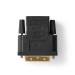 HDMI™-Adapter | HDMI™ Female | DVI-D 24+1-Pins Male | Verguld | Recht | PVC | Antraciet | 1 Stuks | Window Box